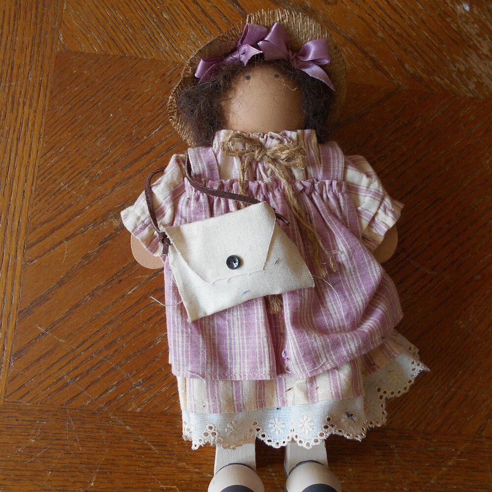 Wooden Collectable  1989 Doll